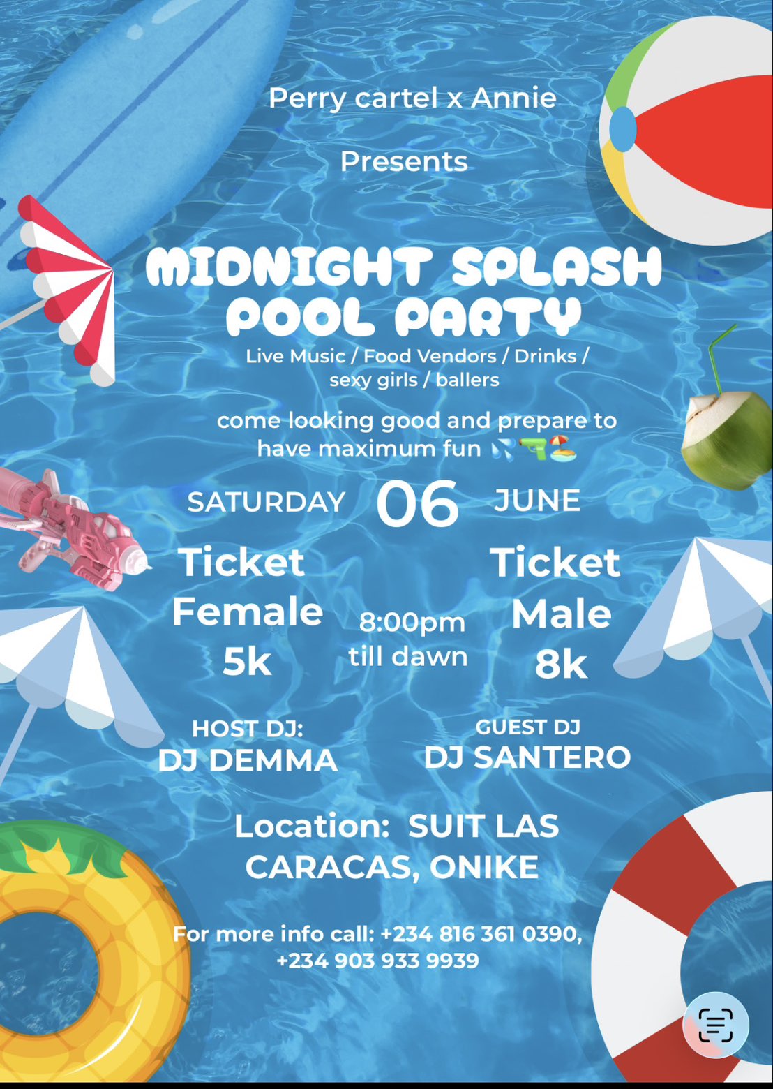 Midnight Splash Pool Party 